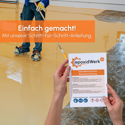 2K Epoxidharz zum Aufrollen - Deckschicht